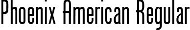 Phoenix American Regular font - phoenixamerican.ttf