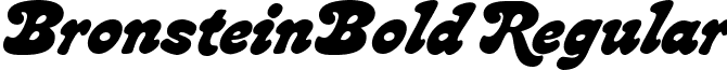 BronsteinBold Regular font - bronsteinbold-regular.ttf