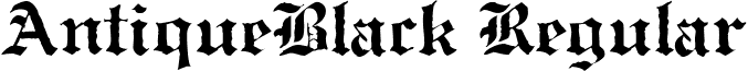 AntiqueBlack Regular font - antiqueblack-normal.ttf