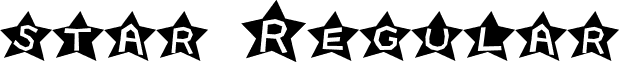 star Regular font - star.ttf