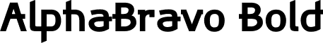 AlphaBravo Bold font - alphabravoboldpdf.ttf