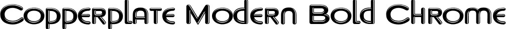 Copperplate Modern Bold Chrome font - copperplatemodernboldchromepdf.ttf