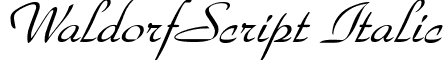 WaldorfScript Italic font - waldorfscriptitalic.ttf