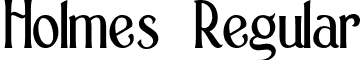 Holmes Regular font - holmes.ttf