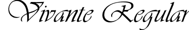 Vivante Regular font - vivante.ttf