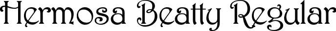 Hermosa Beatty Regular font - hermosabeatty.ttf