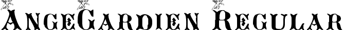 AngeGardien Regular font - ANGEG___.TTF
