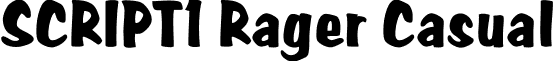 SCRIPT1 Rager Casual font - script1ragercasualnormal.ttf