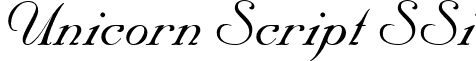 Unicorn Script SSi font - unicornscriptssi.ttf