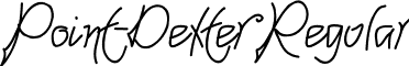 Point-Dexter Regular font - point-dexter.ttf