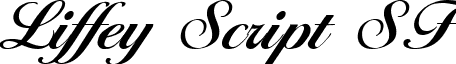 Liffey Script SF font - liffeyscriptsf.ttf