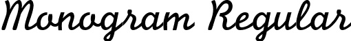 Monogram Regular font - monogram.ttf