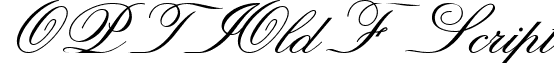 OPTIOldF Script font - optioldfscript.ttf