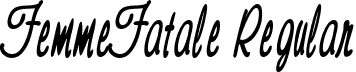 FemmeFatale Regular font - femmefatale.ttf