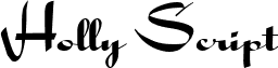 Holly Script font - hollyscript.ttf