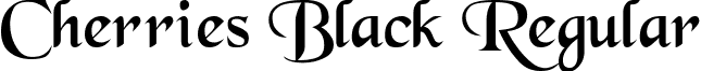 Cherries Black Regular font - cherriesblack.ttf