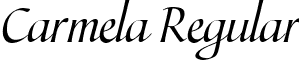 Carmela Regular font - carmela.ttf