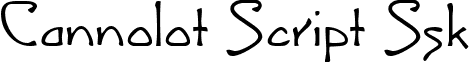 Cannolot Script Ssk font - cannolotscriptssk.ttf