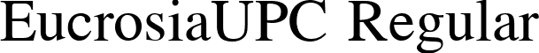 EucrosiaUPC Regular font - upcel.ttf