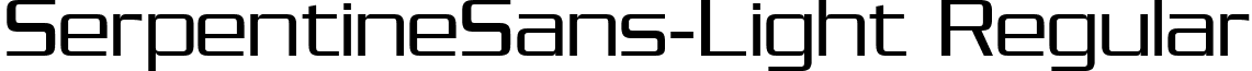 SerpentineSans-Light Regular font - unicode.serpensl.ttf