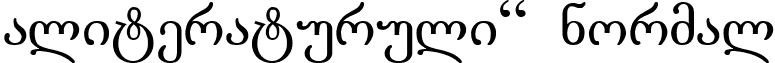 AliteraturuliL Normal font - TLITERL.TTF