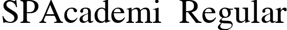 SPAcademi Regular font - SPACADEM.TTF