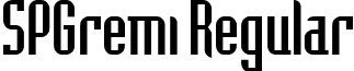 SPGremi Regular font - SPGREMI_.TTF