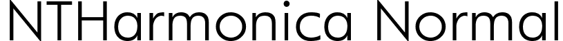 NTHarmonica Normal font - NTMDL11_.TTF