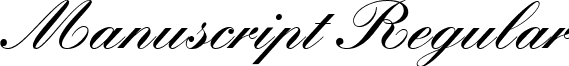 Manuscript Regular font - Manuscript.ttf