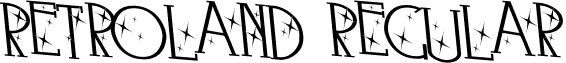 Retroland Regular font - Retroland.otf