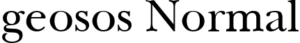 geosos Normal font - GEOSN___.TTF