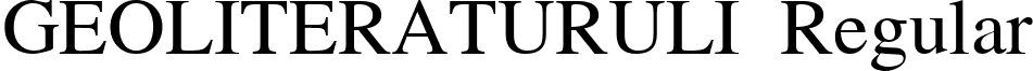 GEOLITERATURULI Regular font - GS_LITE.TTF