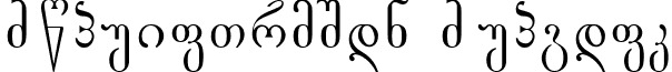 Gogebashvily Regular font - GOGEB8.TTF