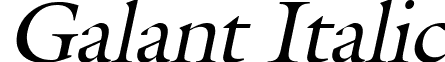 Galant Italic font - GALAI___.TTF