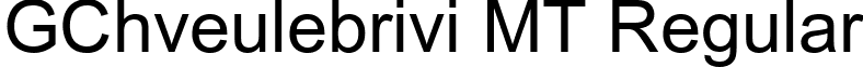 GChveulebrivi MT Regular font - CHVE-MT.TTF