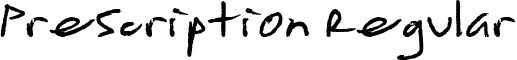 Prescription Regular font - ji-nitros.ttf