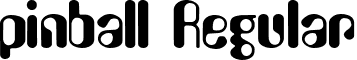 pinball Regular font - ji-moused.ttf