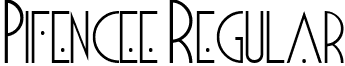 Pifencee Regular font - ji-mopers.ttf