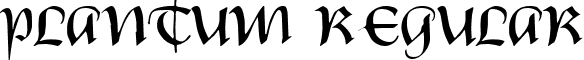 Plantum Regular font - ji-muskie.ttf