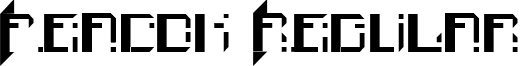 Peacok Regular font - ji-misuse.ttf