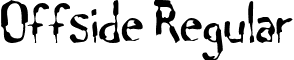 Offside Regular font - ji-masons.ttf