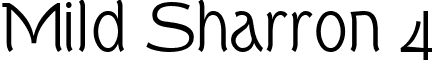 Mild Sharron 4 font - ji-ligate.ttf