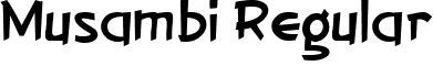 Musambi Regular font - ji-looper.ttf