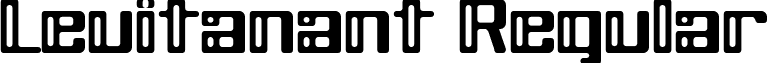 Leuitanant Regular font - ji-irenic.ttf