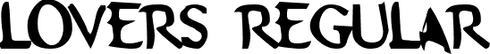 Lovers Regular font - ji-keyway.ttf