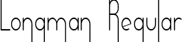 Longman Regular font - ji-kayles.ttf