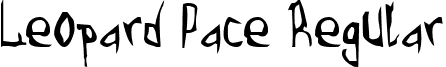 Leopard Pace Regular font - ji-intend.ttf