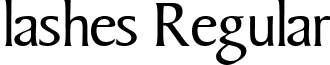 lashes Regular font - ji-imides.ttf