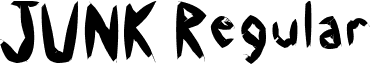 JUNK Regular font - ji-heired.ttf