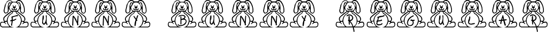 Funny Bunny Regular font - ji-fifths.ttf